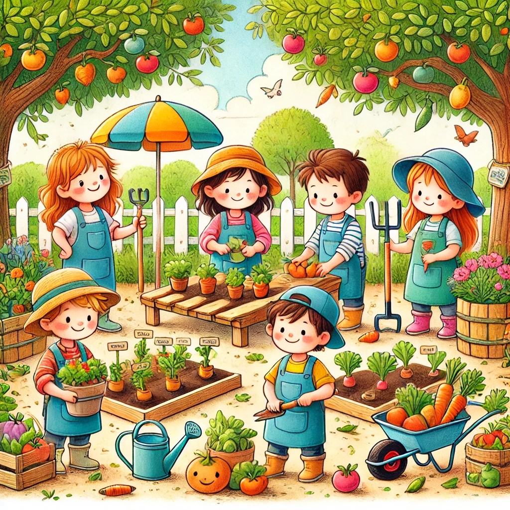 image atelier jardin enfants